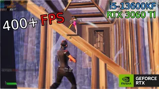 RTX 3060 ti + i5-13600KF Fortnite Chapter 4 season 3 | Ranked | Performance mode 1080p | 400+  FPS