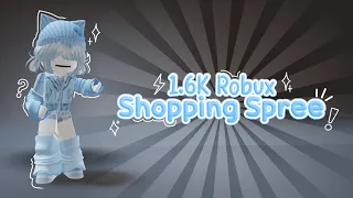 1.6k Robux Shopping Spree