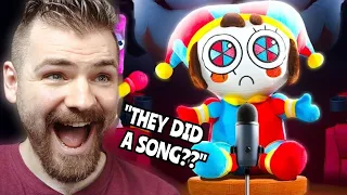 First Time REACTING to THE AMAZING DIGITAL CIRCUS | A Very Special Digital Circus Song | REACTION!