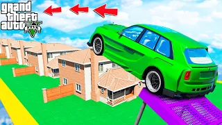 МОЖНО ЛИ ПЕРЕПРЫГНУТЬ 100+ ОГРОМНЫХ ДОМОВ на ЧИТЕРСКОМ РОЛЛС-РОЙСЕ в ГТА 5 МОДЫ ЭКСПЕРИМЕНТЫ в GTA 5