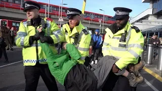 50 Arrested as Extinction Rebellion Disrupt City Airport