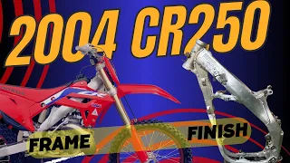 2004 Honda CR250 Frame Polish Restoration