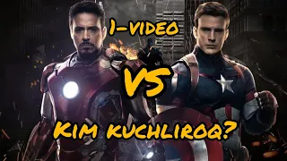 "Kim kuchliroq...?" Kapitan Amerika vs Temir odam