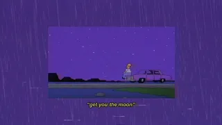 Kina - get you the moon (feat. Snow) [with rain, slowed and reverb]