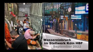 Wasserschaden Stellwerk Köln HBF [WDR 9/2022]