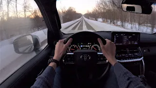 2022 Toyota Land Cruiser 300 - POV TEST DRIVE / Вождение от первого лица.