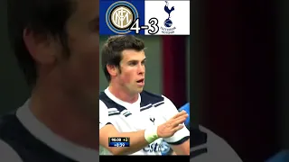 🥶 Inter vs Tottenham | Gareth Bale's phenomenal Hat-trick 😱 UCL 2010/11 #shorts #youtube #football