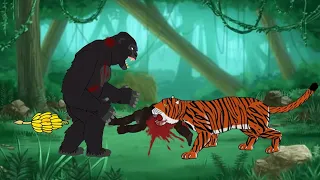 Tiger vs Gorilla - DC2 Animation