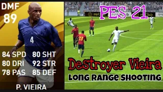 Patrick Vieira 🔥Long Range Shooting 🔥PES21 🔥 UEFA EURO 2020 🔥