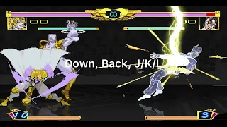 DIO OVER HEAVEN MOVES (TIME STOP INCLUDED) JJBA MUGEN BETA 2.5