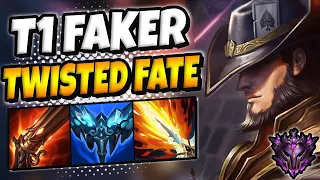 T1 Faker Twisted Fate vs Akali [ MID ] Patch 11.22 Ranked Korea ✅