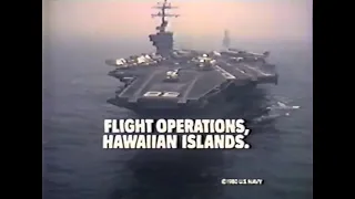 80's Ads US Navy Flight Operations Hawaiian Islands 1980 remastered