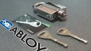 Обзор распаковка навесного замка с защитой от пыли и влаги ABLOY PLM 330/340/350