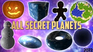 All Secret Planets & Easter Eggs | Solar Smash *UPDATED* Tutorial (WORKING 2024)