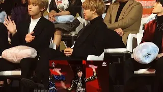 JIMIN AND V REACTION TO BLACKPINK/PWF-AS IF IT'S YOUR LAST/GDA 2018