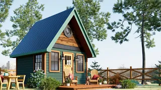 4 x 4m (13ft x 13ft) DREAM Tiny House | Perfect Ideas for Off - Gid Living