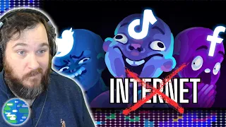 Internet HAS NO CHILL!! The Internet is Worse Than Ever - Now What? Kurzgesagt [Reaction]