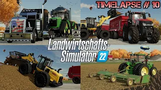 Neuer JOHN DEERE 9620RX auf der FARM! 💪😎 MISTBERGE streuen und MULCHEN! 🚜💨 | [LS22] - Timelapse #10