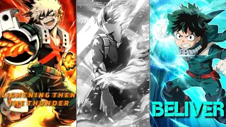 [Nightcore] →Believer x Thunder x Whatever It Takes (Switching vocals) | Imagine Dragon MASHUP