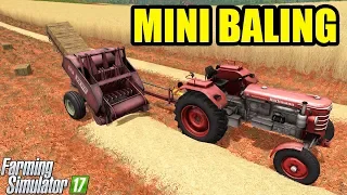 Farming Simulator 17 | MINI BALING TECHNOLOGY  : Making & Loading & Transporting