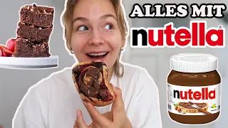 NUR NUTELLA GERICHTE ESSEN😍 (a real good treat!!!)