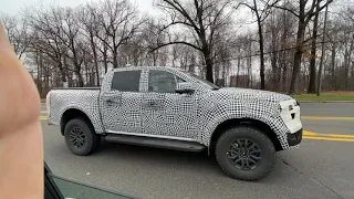 2023 Ford Ranger Raptor Pick Up Truck Spotted