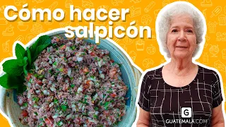 Receta del salpicón guatemalteco