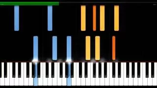 Präludium und Fuge No.6 WTK in D-Moll - BWV 851 - J.S.Bach - Synthesia HD 60 fps