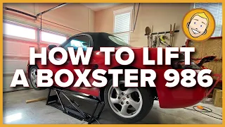 How to JACK UP a Porsche Boxster 986 | A CAUTIONARY TALE! Jack stands or QUICK JACK - (Project 1)