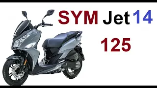 SYM JET 14 125 cm  - 2022 - Roller Test Deutsch Scooter A1 B196 125ccm 125iger