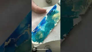 Part 2: Alcohol Ink on Polymer Clay