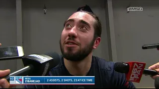 Mika Zibanejad: Mats Zuccarello Obviously Meant A Lot To This Team | New York Rangers Post Game