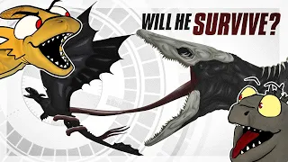 Godzilla & Ghidorah React to Can Toothless Survive a Night in Skull Island?