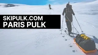 SkiPulk.com Paris Pulk: Cross Country Ski/Snowshoe Gear Sled for Winter Camping, Ultras, Hut Trips