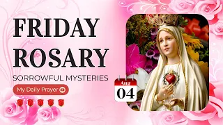 THE ROSARY TODAY ❣️SORROWFUL MYSTERIES ❣️AUGUST 04, 2023 HOLY ROSARY FRIDAY