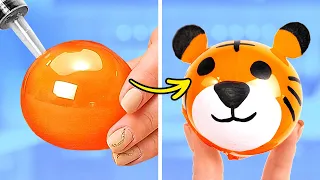 Fidgets DIY fáceis e artesanatos satisfatórios que você pode fazer em casa 🐯🌈