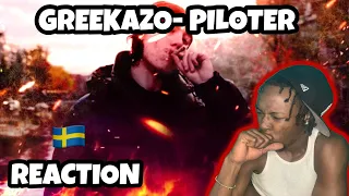 AMERICAN REACTS TO SWEDISH DRILL RAP! Greekazo - PILOTER (OFFICIAL MUSIC VIDEO)