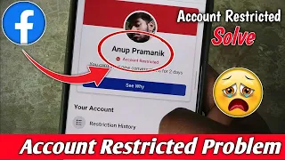Facebook Account RESTRICTED Problem Solve 2024 | Your Account Is RESTRICTED right now Facebook