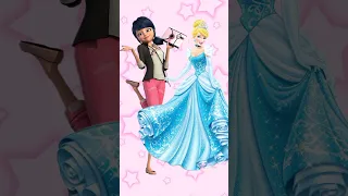 Miraculous Characters as Disney Princess 👸 Part-2  #miraculousladybug #whatsapp #status