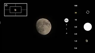 SAMSUNG GALAXY S23 ULTRA MOON ZOOM TEST 100X RAW VIDEO SCREEN RECORDED IN NIGHTTIME | Rey Naldz