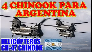 Argentina comprara 4 helicópteros CH-47 CHINOOK