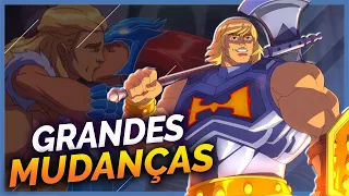 10 GRANDES MUDANÇAS QUE MESTRES DO UNIVERSO: A REVOLUÇÃO TRAZ AO MUNDO DE HE-MAN