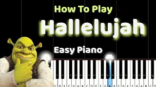 Hallelujah  - Leonard Cohen - EASY PİANO TUTORİAL