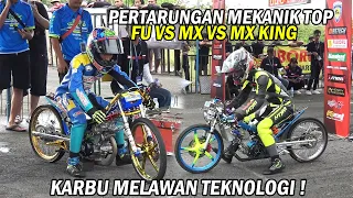 Battle Timer Bengkel Ternama Indonesia Bebek 4T 200cc Open ! Siapa Tercepat ? Drag Bike Terbaru 2023