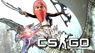 ОСЕДЛАЛ ДРАКОНА ИЗ SKYRIM! - CS:GO (Мини-Игры)