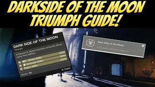 Dark Side of the Moon Triumph Guide! Fastest Method! (Destiny 2 Shadowkeep)