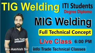 What is TIG & MIG Welding Concept || important Topic for all Technical Exam