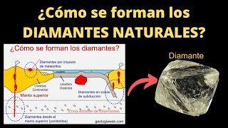 💎 ¿Cómo se forman los DIAMANTES Naturales? ⚒ ¿De dónde provienen? Desmintiendo mitos