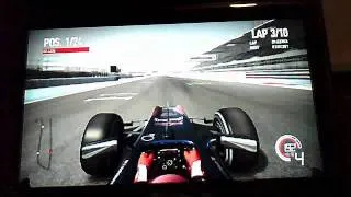 F1 2010 gameplay bahrain slide and good pitstop