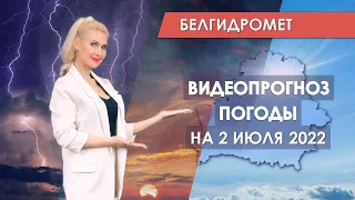 Видеопрогноз погоды по областным центрам Беларуси на 2 июля 2022 года